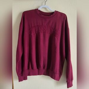 NY Popular Womens Oversized PITTSBURG Sweatshirt